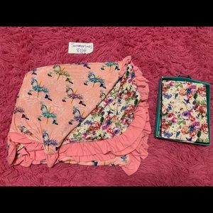 Posh peanut luxe patoo and crib sheet